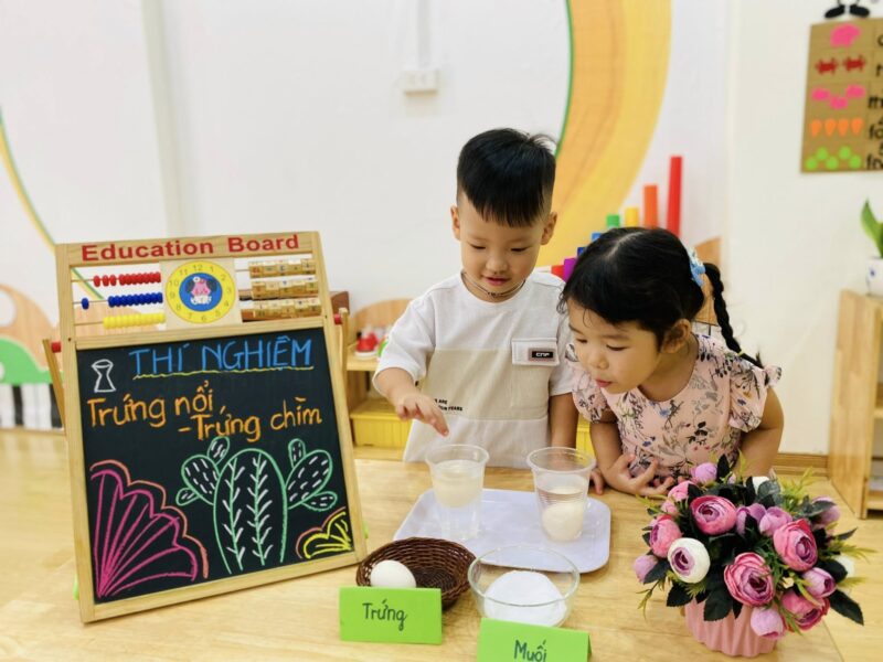 THÍ NGHIỆM THÚ VỊ: TRỨNG NỔI – TRỨNG CHÌM - Ảnh 1